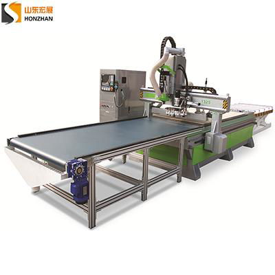 Honzhan HZ-ATC1325BD Woodworking CNC Router with Auto Loading Unloading System