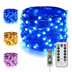 5m 50 LED Twinkle Dual Colour Changing