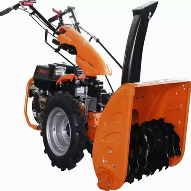 Gasoline road sweeper Hand push snow sweeper automatic walk snow sweeper 2