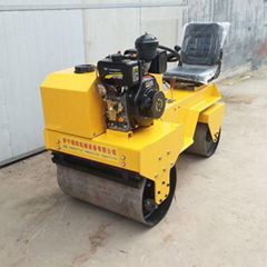 Production of double steel wheel diesel roller small hand roller