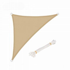 triangle sunshade sail outdoor yard awning shade