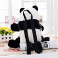 Cartoon Panda Toy Backpacks Plush Animals Bags