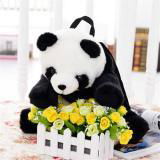 Cartoon Panda Toy Backpacks Plush Animals Bags 4