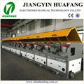 Straight-line steel wire drawing machine