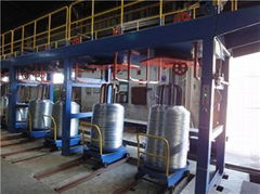 inverted patten take-up machine galvanized wire take-up machine