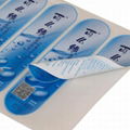 China Printing Factory Custom bottled water label sticker