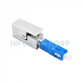 SC Special Type Bare Fiber Optic Adapter for telecommunication 