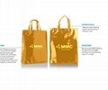 Fashion design clear PVC Plastic ice bag chiller bag wine travel handbag promoti