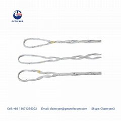 Preformed helical anchoring tension deadend clamps