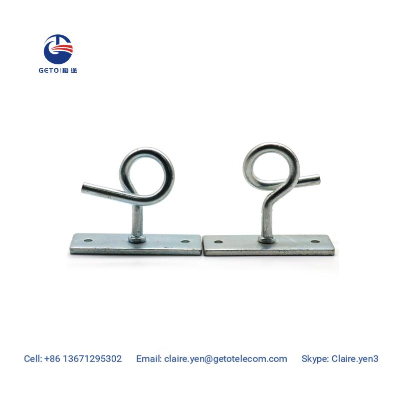 Fiber optic cable FTTH hook for pole 3