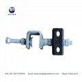 Down lead clamp for pole or tower 2