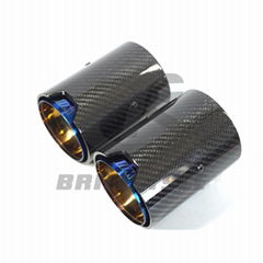 carbon fiber exhaust tips for BMW M2 M3 M4 