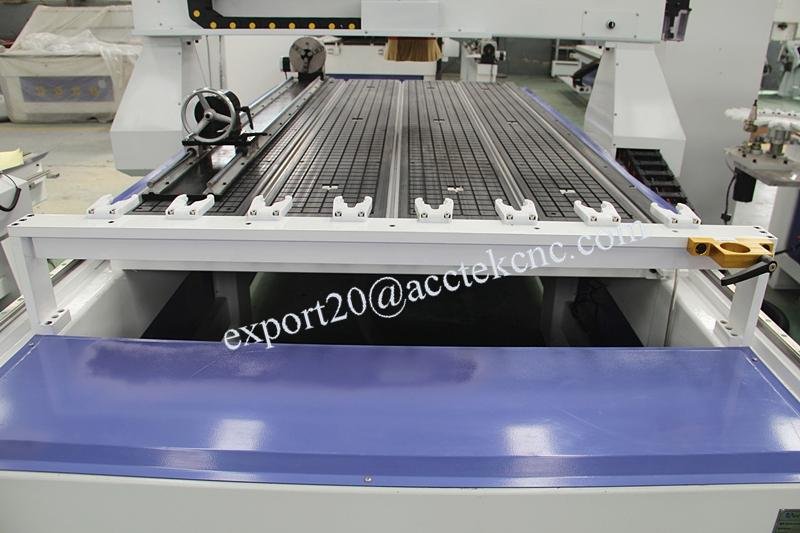 China Acctek 4*8ft 1325 atc cnc router machine for woodworking 5