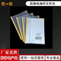 Anti-static pull clip folder/Anti-static A4 pull clip report cover for clean 3