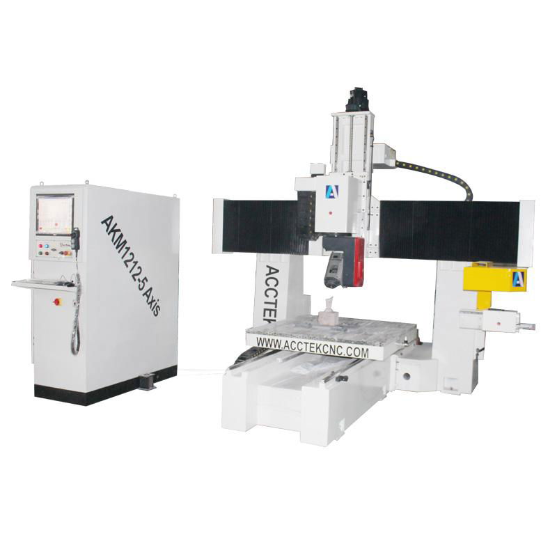 AccTek professional 5 axis cnc router machine woodworking machinery atc router