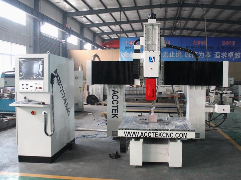 AccTek professional 5 axis cnc router machine woodworking machinery atc router 2