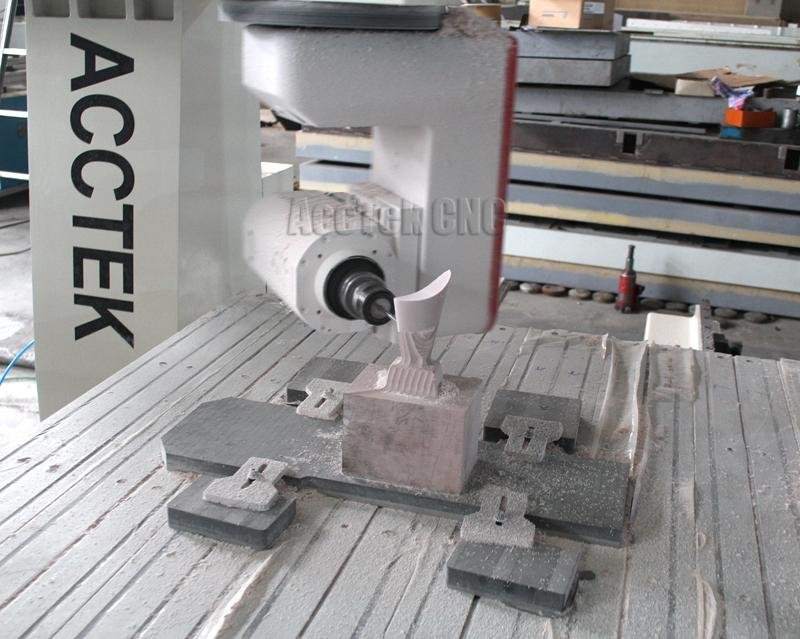 AccTek professional 5 axis cnc router machine woodworking machinery atc router 5