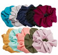 HISUM FASHION silk Scrunchies