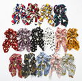 HISUM FASHION silk Scrunchies with knot 4