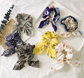 HISUM FASHION silk Scrunchies with knot 5