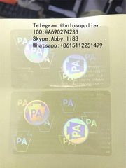 Pennsylvania PA UV state  hologram sticker US state  overlays