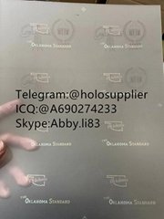 New Oklahoma  laminate sheet OK ovi sheet hologram