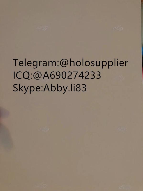 North Carolina teslin paper sheet NC micro holes (China Trading Company) Anticounterfeiting