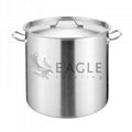 Commercial Hotel Equipment Stainless Steel with Lid Stock Pot 1