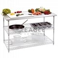 3 Tiers Stainless Steel Economy Worktable 1
