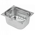 Stainless Steel Perforated Catering Gn Container Food Chafing Dish Pan 1