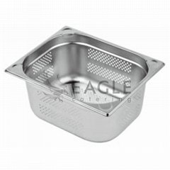 Stainless Steel Perforated Catering Gn Container Food Chafing Dish Pan