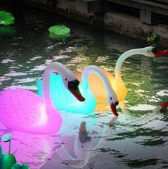 Lithium Rechargeable Battery LED Pool animal Large Geese Lighting 