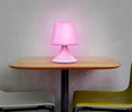 Portable LED bedside table lamp with