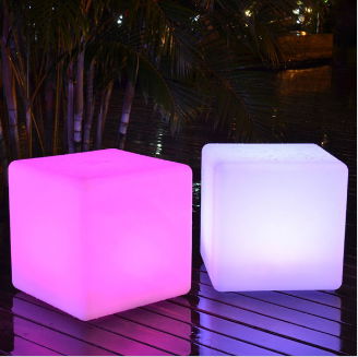 High Quality PE LED Cube Table