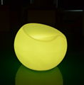 Remote Control Event Illuminated LED Light Apple Chair  1