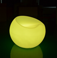 Remote Control Event Illuminated LED Light Apple Chair 