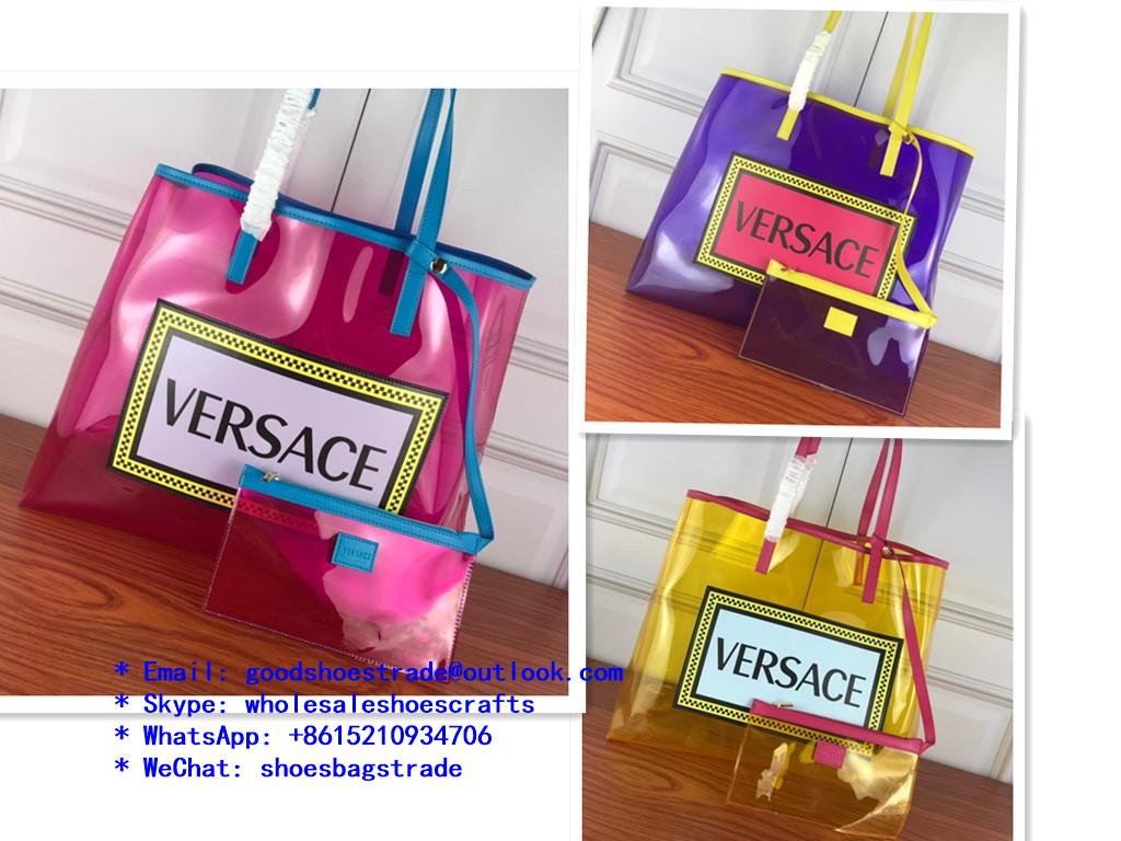 versace transparent bag