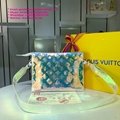 Louis Vuitton Keepall Bandouliere 50 Travel Boston Bag Transparent MONOGRAM PVC 