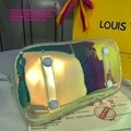 Louis Vuitton Keepall Bandouliere 50 Travel Boston Bag Transparent MONOGRAM PVC 