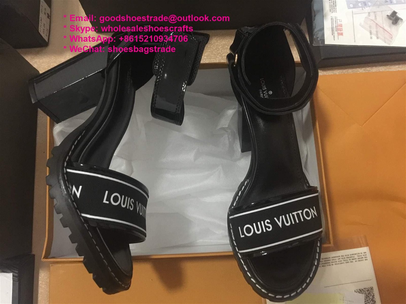 LV heels sandals LV sandals Louis Vuitton sandal LV PASSENGER SANDAL HORIZON SAN (China ...
