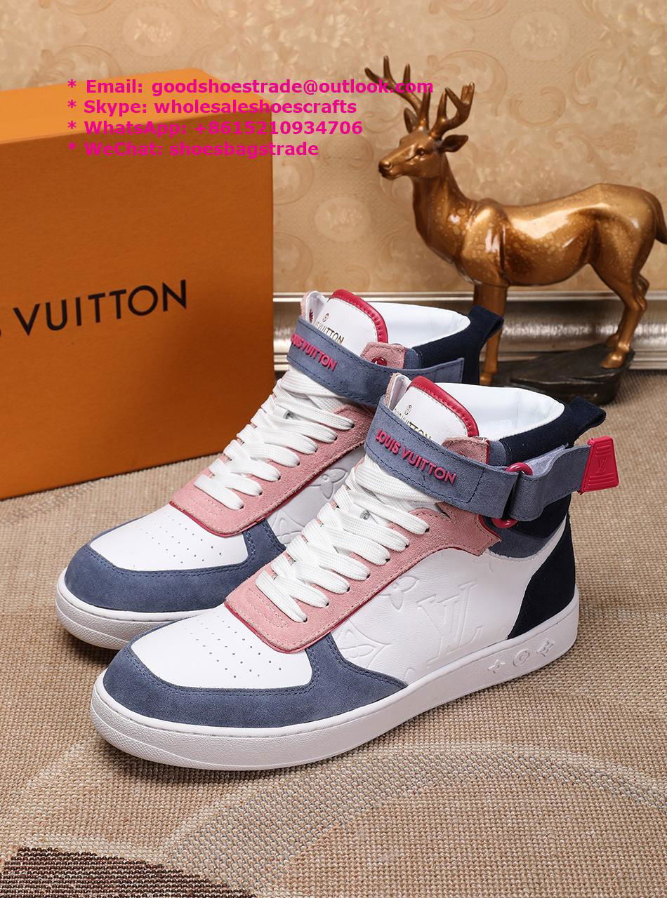 Louis Vuitton RIVOLI SNEAKER BOOT LV RUN AWAY PULSE SNEAKER LV Men Shoes LV shoe - sneaker ...
