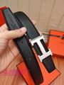        belts        straps H belt buckle Reversible leather strap 32 mm Quizz be 1