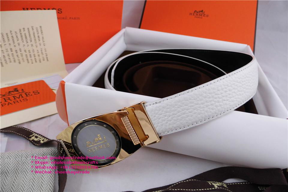        belts        straps H belt buckle Reversible leather strap 32 mm Quizz be 5