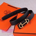        belts        straps H belt buckle Reversible leather strap 32 mm Quizz be 13