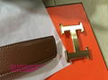        belts        straps H belt buckle Reversible leather strap 32 mm Quizz be 17