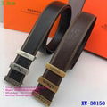        belts        straps H belt buckle Reversible leather strap 32 mm Quizz be 19