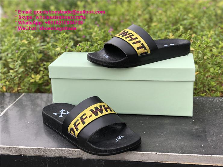 nike off white flip flops