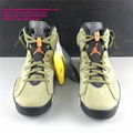 Nike Air Jordan 6 Travis Scott Cactus Jack Olive jordan shoes jordan men's shoes