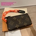 Louis Vuitton Monogram key pouch lv key pouch Monogram Solar Ray canvas LV purse