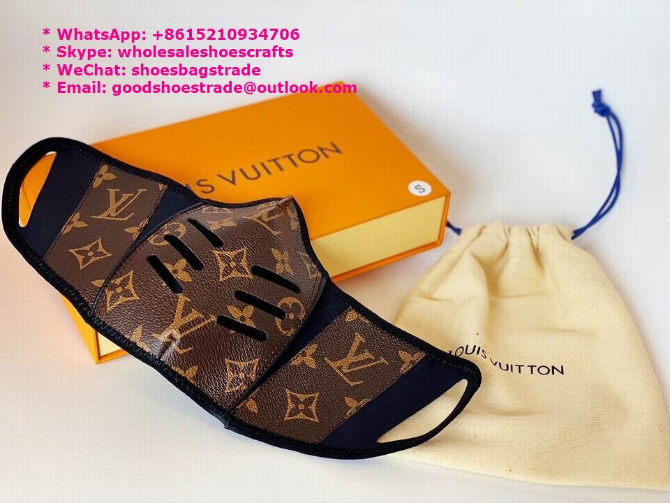 Louis Vuitton Monogram Face Mask LV leather dust Mask LV Mask Disney masks N95 K (China ...